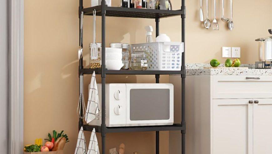 4tier Kitchen and Bathroom Storage Rack