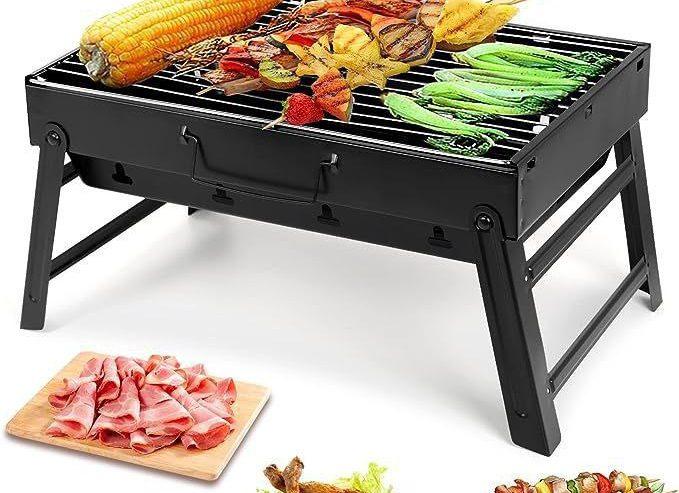 Foldable Barbecue Grill With Stand