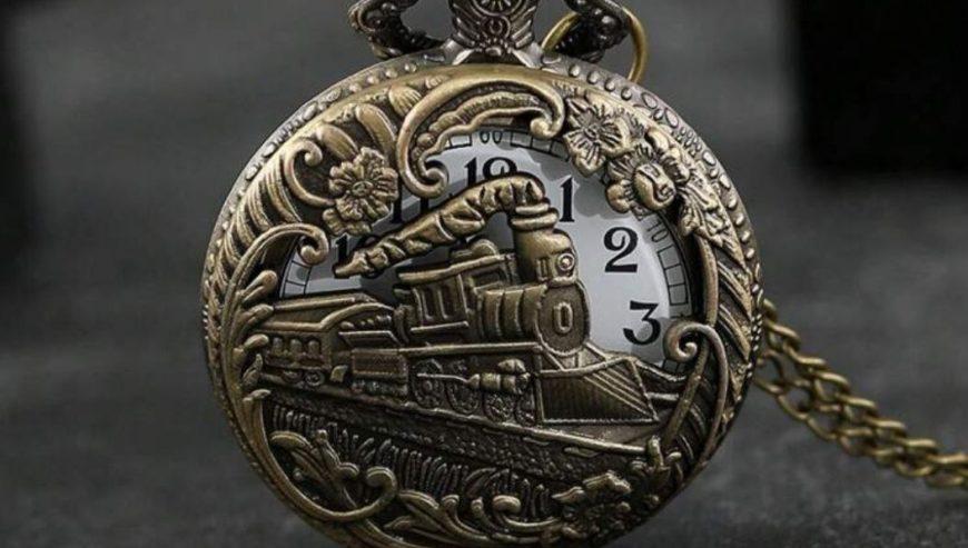 Classic Vintage Chain Quartz Pocket Watch