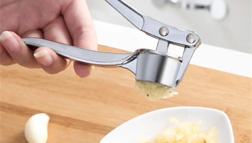 Garlic Press Mincer Stainless Steel