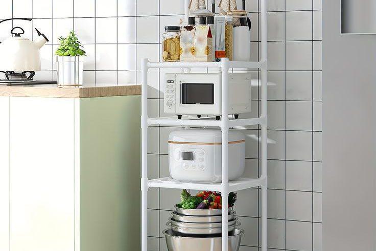 4 Tier Moveable Kitchen Storage Rack