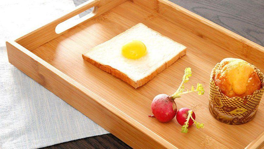 Bamboo Pallet Food Tray 3 Pcs