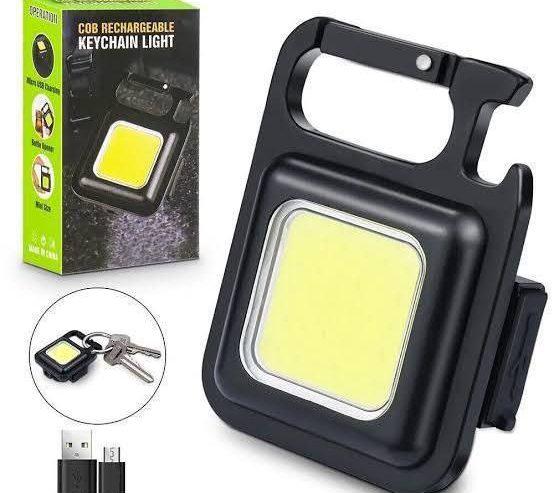 Rechargeable Mini LED Keychain Light