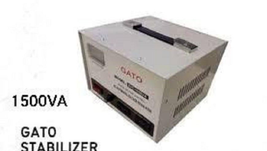 STABILIZER GATO 1500w የኤሌክትሪክ ሀይል መቆጣጠርያ 1500ዋት