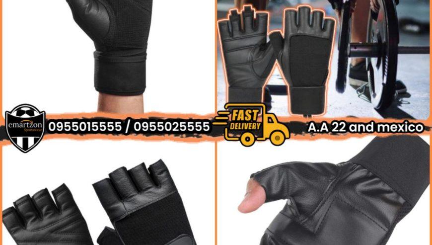 Leather Weight Lifting Gym Workout Gloves