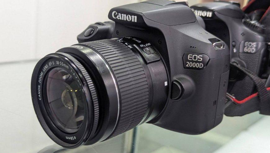 Canon 2000D DSLR Camera with 18-55mm Lens