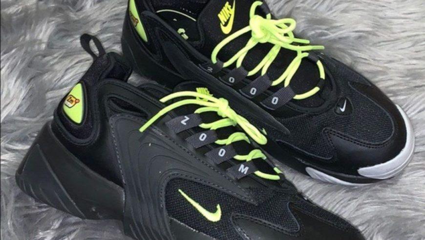 Nike Zoom 2k 2000 Black Volt Sneaker Shoes For Woman’s