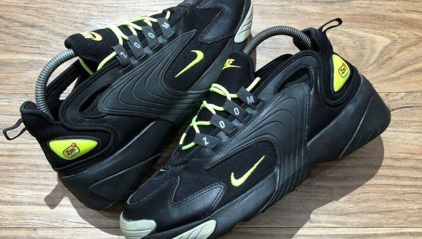 Nike Zoom 2k 2000 Black Volt Sneaker Shoes For Woman’s