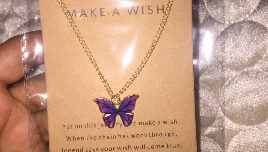 Make a Wish Butterfly Necklace