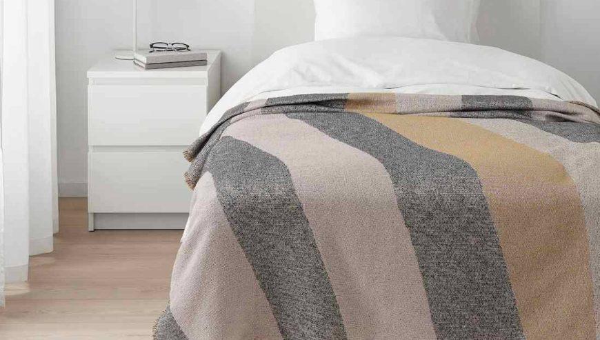 Soft Throw in Soft Colours and Playful