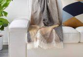 Soft Throw in Soft Colours and Playful