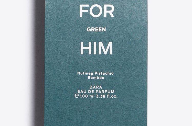 ZARA FOR HIM GREEN EAU DE PARFUM