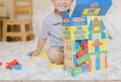 Melissa & Doug Wooden Building Blocks Set