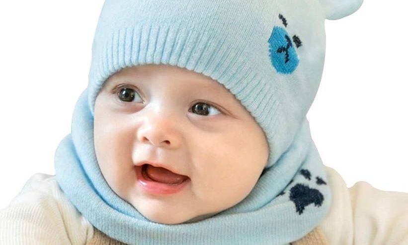 Cute Baby Winter Hats Scarfs Set