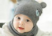 Cute Baby Winter Hats Scarfs Set