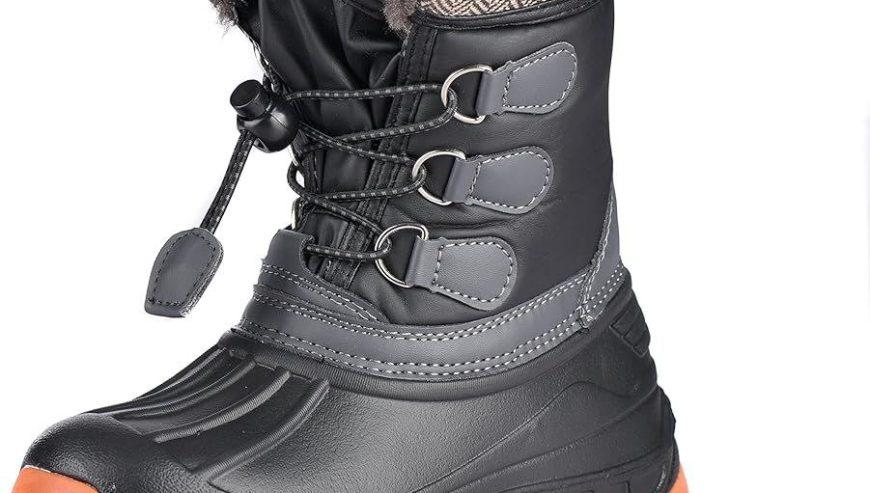 Nova Mountain Boy’s and Girl’s Waterproof Winter Snow Boots