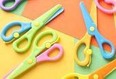 Plastic Children Safety Learning Scissors