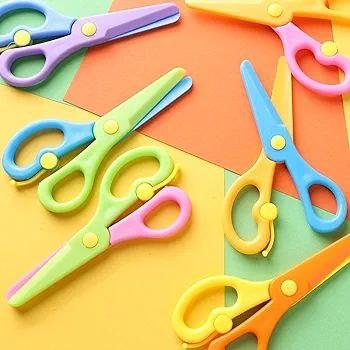 Plastic Children Safety Learning Scissors