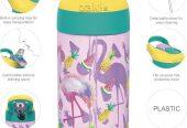 Zak Designs 16oz Riverside Desert Life Kids Water Bottle with Straw