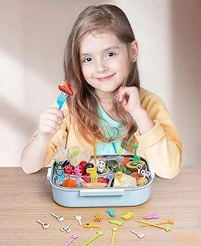 150 PCS Animal Food Picks For Kids