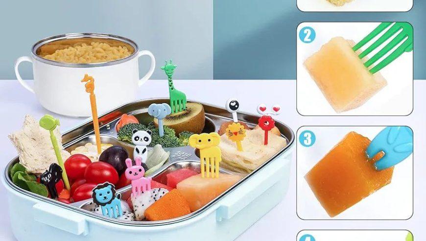 150 PCS Animal Food Picks For Kids