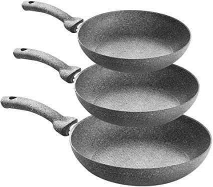 Momcoc 3pcs Fry Pan Set