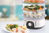 Food Steamer With 3 Tier And Timer