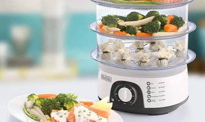 Food Steamer With 3 Tier And Timer