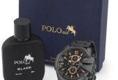 Polo Air Men’s Wristwatch and Perfume Set