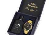 Polo Air Men’s Wristwatch and Perfume Set