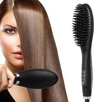 Pro Gemei Professional Hair Straightener Brush