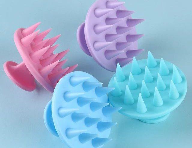 Silicon Hair Scalp Massager Shampoo Brush