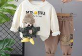 Unisex Cartoon Doll Fleece 2 Piece Set