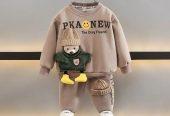 Unisex Cartoon Doll Fleece 2 Piece Set