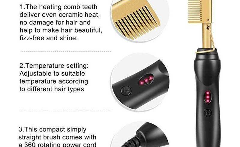 Electric Hair Styling Hot Comb