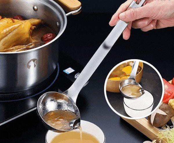 Stainless Steel Oil Filter Spoon