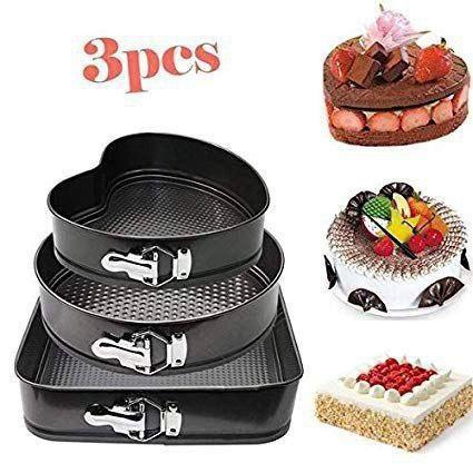 3 Pcs Non Stick Cake Mould