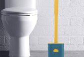 Wall-Mounted Toilet Cleaning Brush