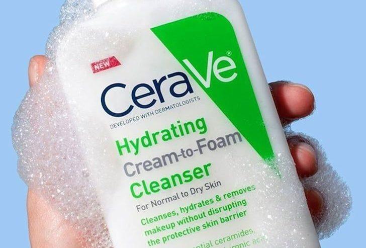 CeraVe Hydrating Cream-to-Foam Cleanser