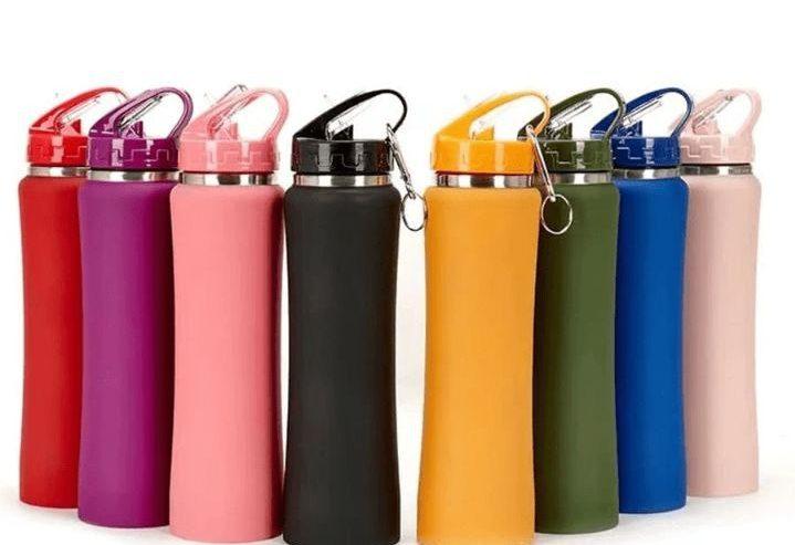 Stainless Steel Water Bottle With Straw