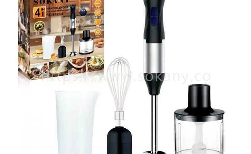 Sokany 4 IN 1 Hand Blender