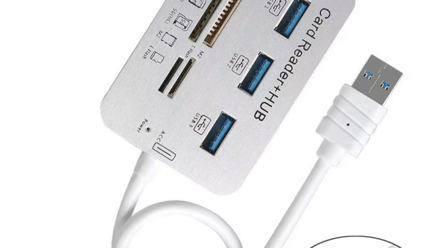 7-in-1 USB HUB TYPE C 3.0 High Speed Multi-Port HUB