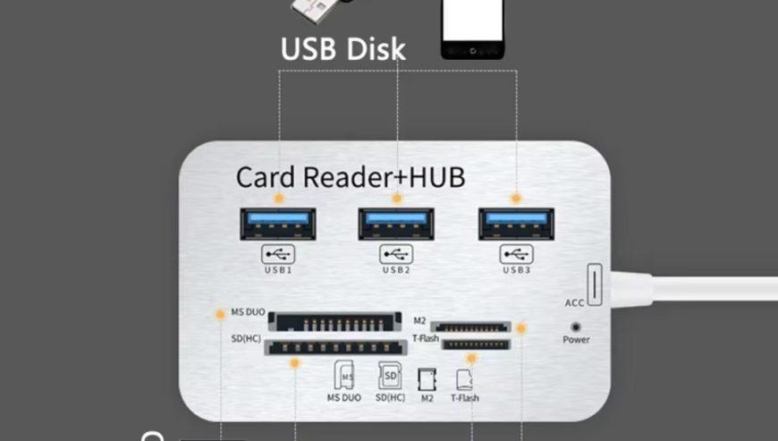 7-in-1 USB HUB TYPE C 3.0 High Speed Multi-Port HUB