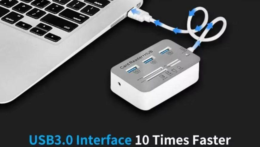 7-in-1 USB HUB TYPE C 3.0 High Speed Multi-Port HUB