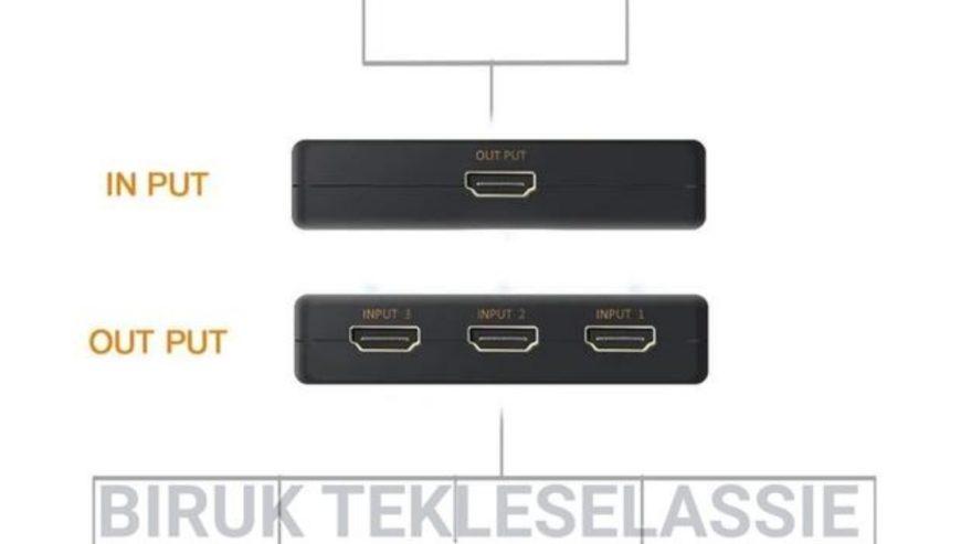 HDMI switch by 3 and 5 Port