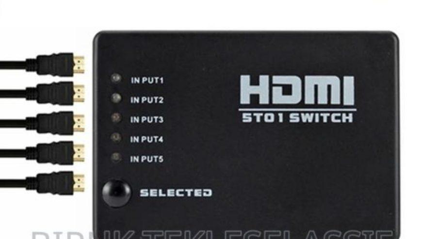 HDMI switch by 3 and 5 Port