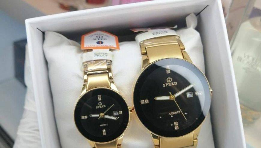 Couples Watch With Brand Box