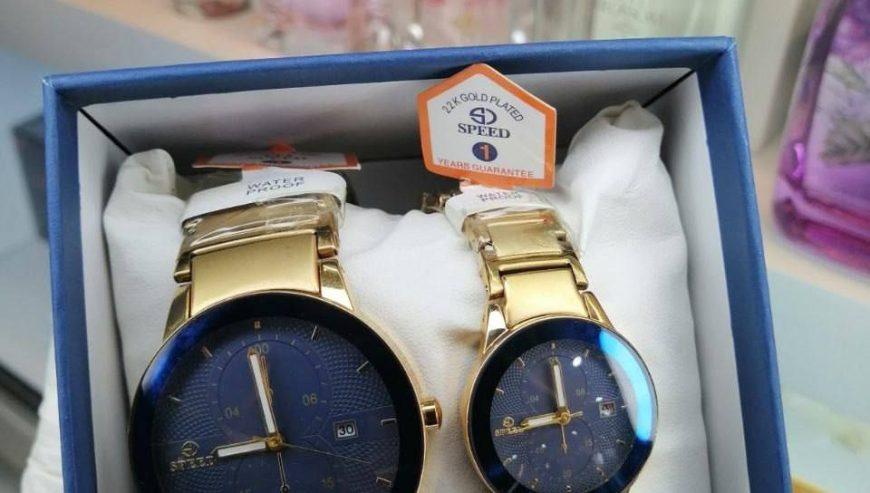 Couples Watch With Brand Box