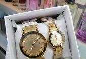 Couples Watch With Brand Box