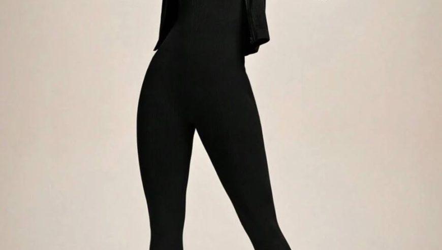 Ladies Sport Jumpsuit With Jacket